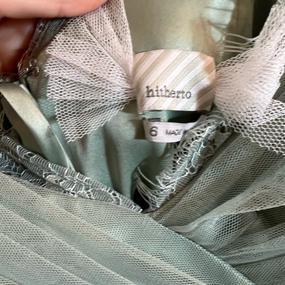 BHLDN Sage Bridesmaid Dress - Picture 4 of 4